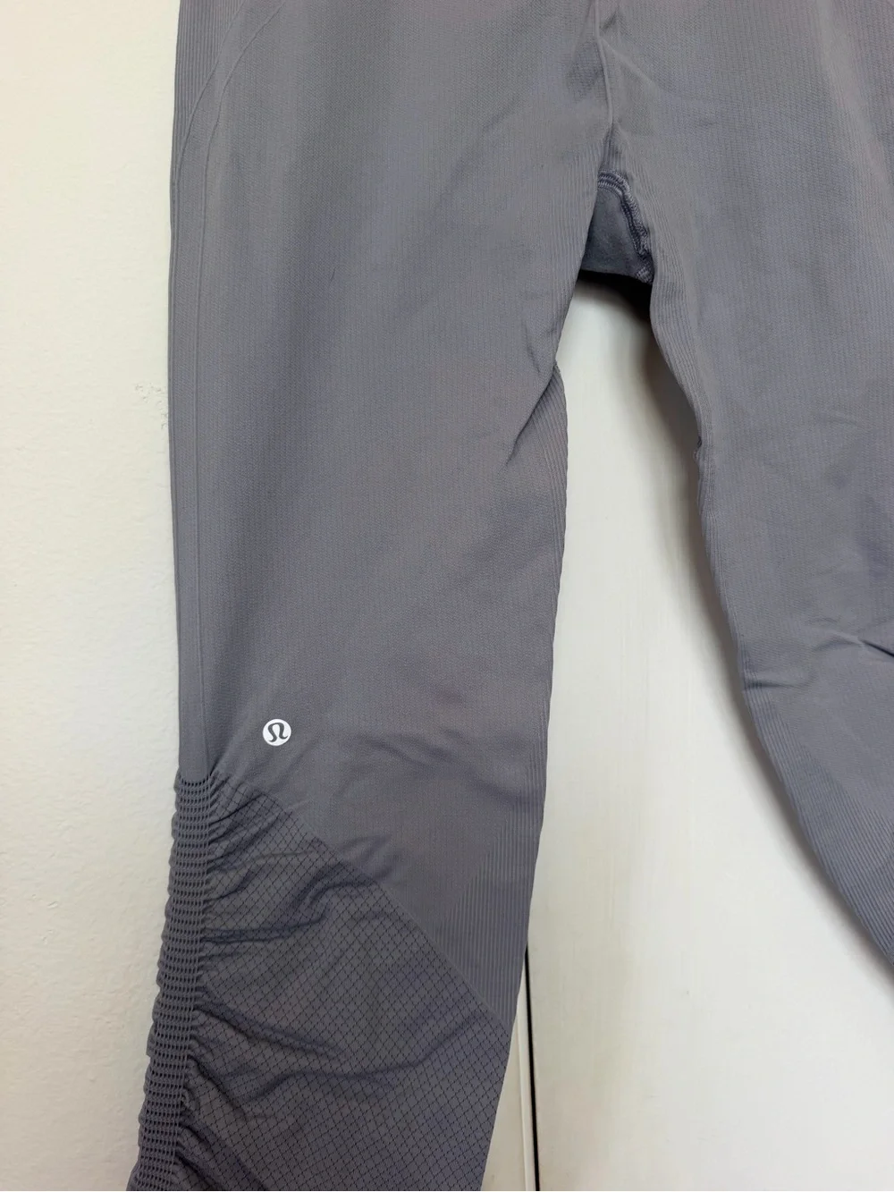 lululemon Ruched Grey Leggings